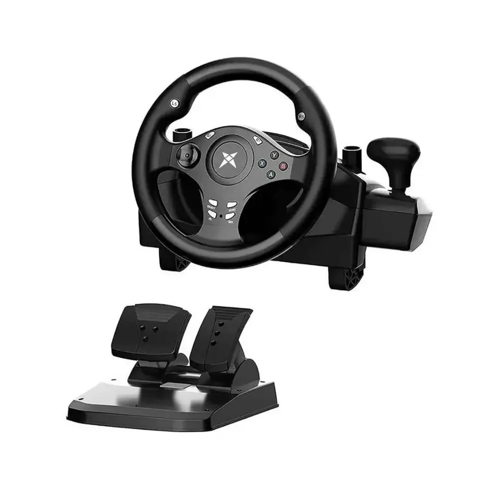 DOYO R270 Racing Wheel and Pedals 270 degree Gaming Steering Wheel Vibration